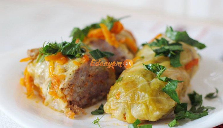 Голубцы с мясом и рисом