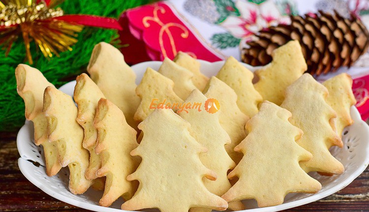 Печенье Ёлочки на Новый год