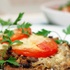 Флорентийский стейк с шампиньонами