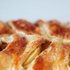 Пирог слоеная косичка с яблоками